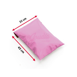 Sachet E-commerce Rose 32X45 Non Imprimé
